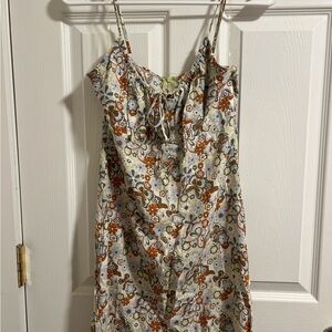 Pacsun Floral Spaghetti Strap Dress